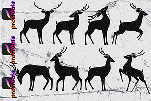 Deer Stamps For Procreate