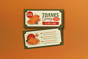 Thanksgiving Dinner Voucher, a Card Template by graphicook (Thumbnail 1 of 3)