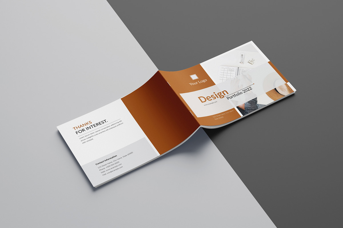Design Portfolio Template, a Brochure Template by Template Shop (Photo 9 of 9)