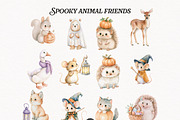 Halloween Atelier Clipart Bundle, an Animal Illustration by PaintPixelCo (Thumbnail 3 of 13)