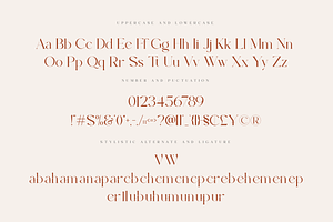 Sacred Valley - Ligature Serif Font