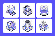 70 AI Isometric illustrations, a Technology Illustration by Vectors Market (Thumbnail 8 of 11)
