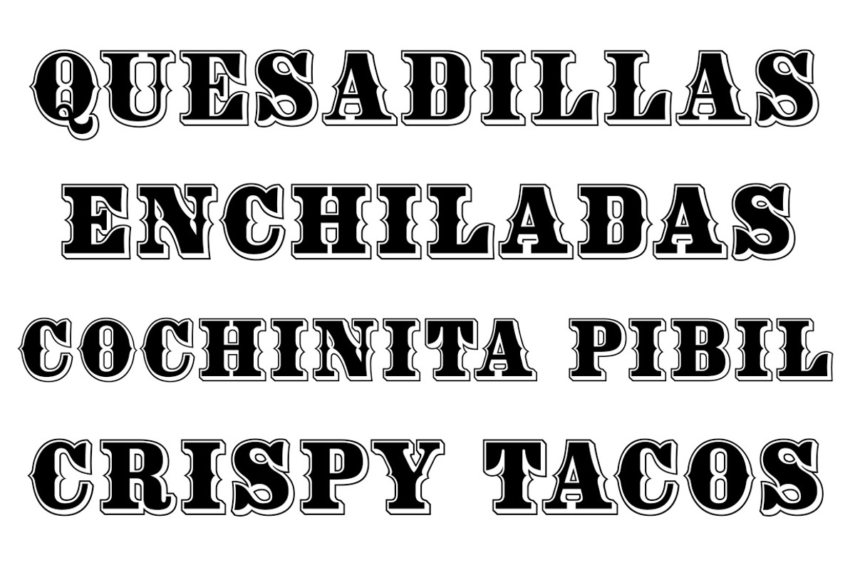 Texas Chili Font Family Complete, a Slab Serif Font by FontMesa (Photo 5 of 9)