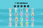 Cute Kawaii Rulers School, an Education Illustration by Palau (Thumbnail 12 of 12)