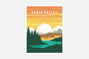Kobuk Valley national park poster, a Graphic by swarnstudio