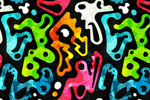 Graffiti Vector Patterns Pack