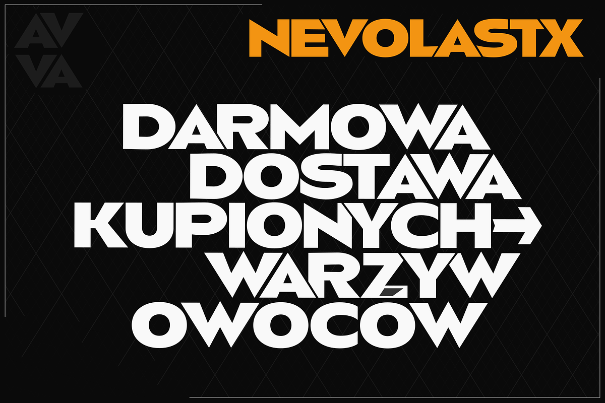 Nevolastx, a Sans Serif Font by glukfonts (Photo 8 of 9)