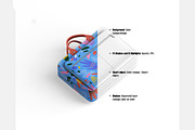 Large laptop bag mockup, a Household Mockup by GraphicVil (Thumbnail 3 of 9)