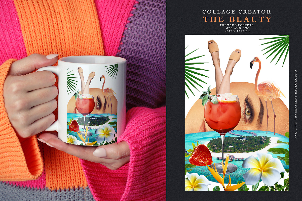 COLLAGE CREATOR «THE BEAUTY», an Object Graphic by WildStrawberry Magic (Photo 21 of 30)