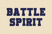 Goldman School Sport College Font, a Slab Serif Font by Fourteen Letter (Thumbnail 3 of 7)