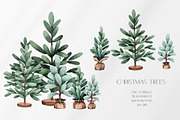 Christmas Snowmen Cartoons & Trees, an Animal Illustration by Jeanna Draw (Thumbnail 7 of 13)