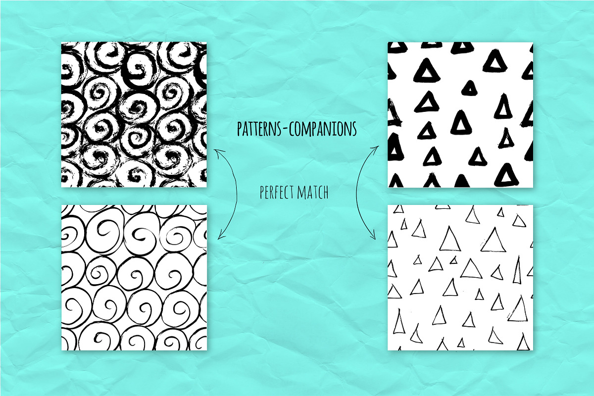 34 ink effect seamless patterns (v3), a Pattern Graphic by AnastasiaFears (Photo 7 of 7)