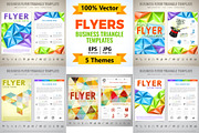 Flyers. Business Triangle Fliers, a Technology Illustration by TAlex (Thumbnail 1 of 6)