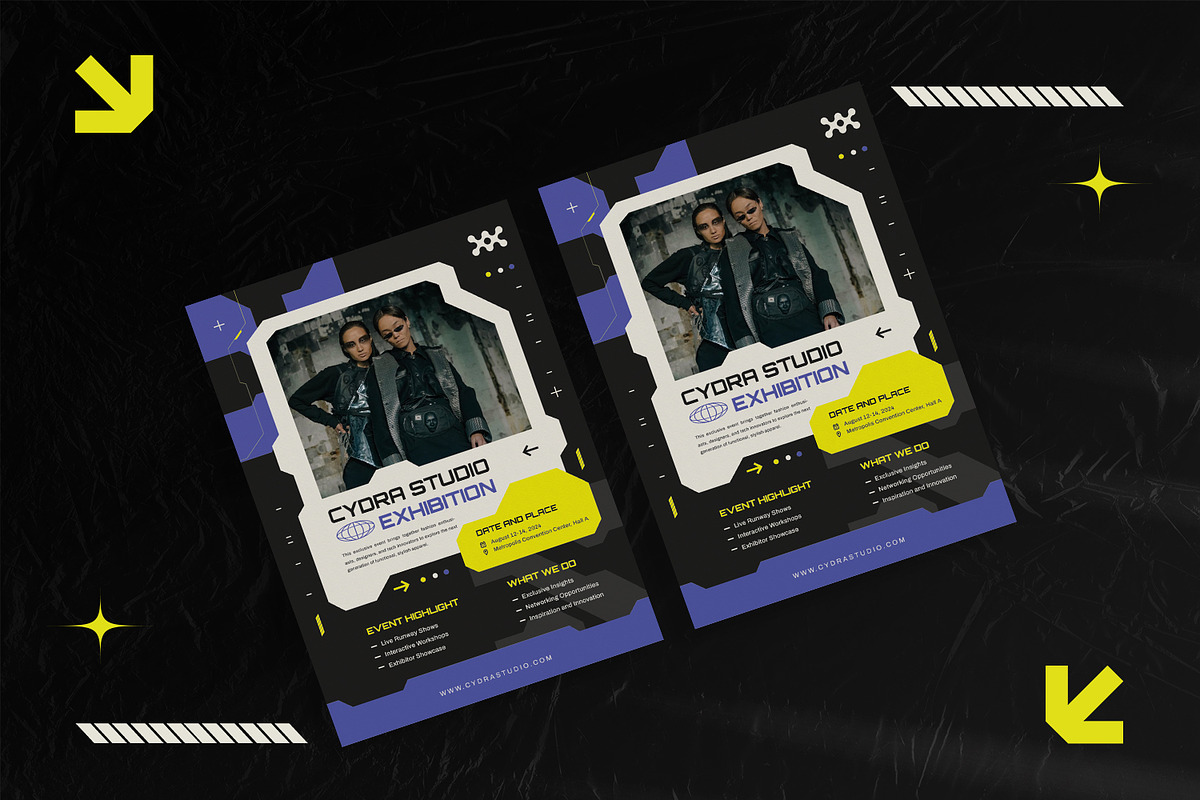 Fashion Exhibition - Poster Template, a Poster Template by StreaksideStd (Photo 3 of 3)