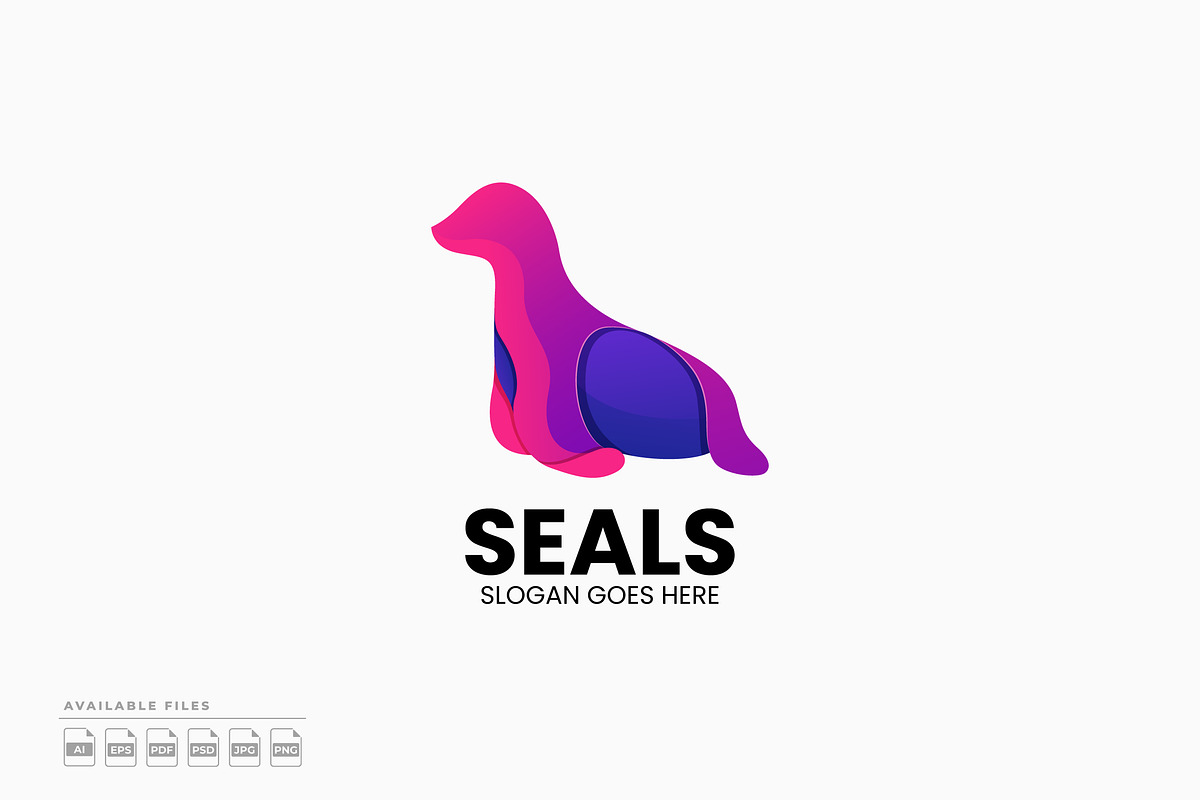 Seals Gradient Colorful Logo, a Branding & Logo Template by Zeer Graphic
