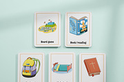 Printable Chore Clip Art Cards, a Card Template by svetodesign (Thumbnail 9 of 9)