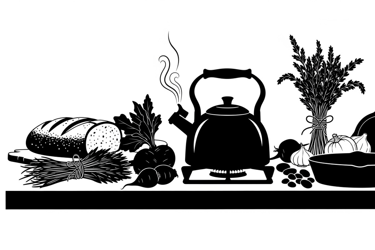 farmhouse kitchen wall decor design, an Illustration by Amazin_art (Photo 15 of 33)