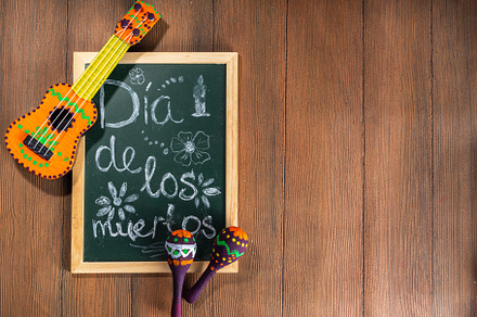 Dia de los muertos background, a Holiday Photo by Rimma