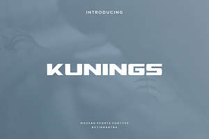 Kunings - Modern Display Typeface, a Sans Serif Font by Letterna
