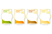 Realistic label or packaging, an Object Illustration by Vectorbuum (Thumbnail 1 of 3)