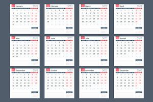 2022 Calendar And Planner