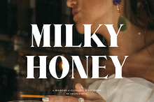 Milky Honey Serif Font Typeface