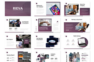 Rieva - Google Slide Template