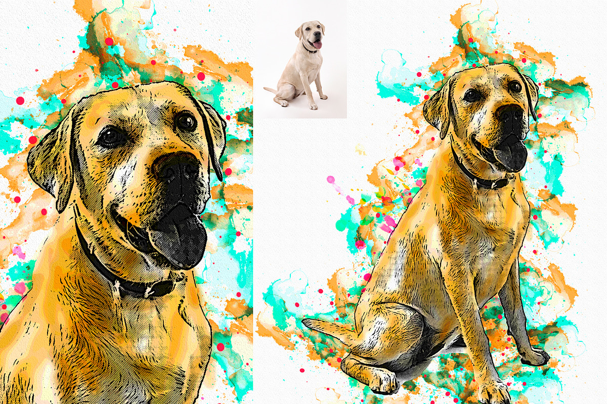 Mix Media Manipulation PS Action, an Action Add-On by MRI STUDIO (Photo 5 of 14)