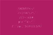 Rosa Signature typeface, a Script Font by WAP (Thumbnail 5 of 6)