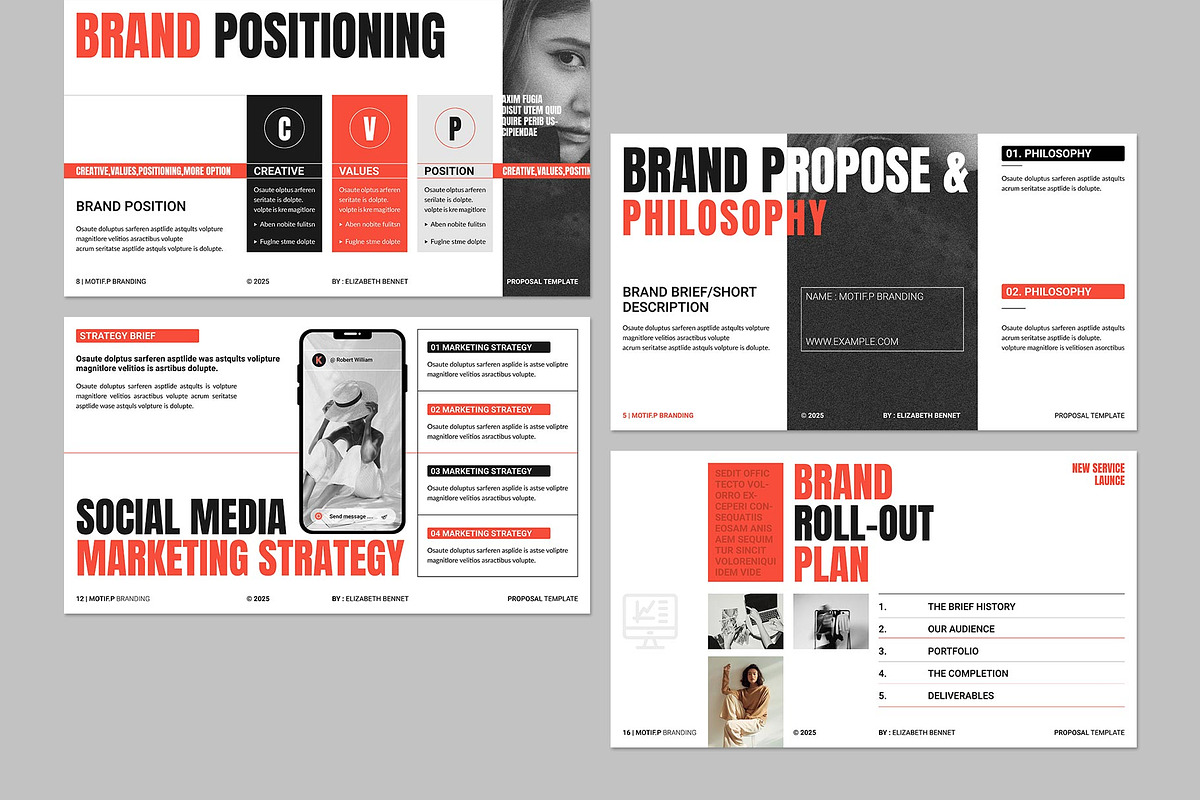 Brand Proposal Presentation Template, a Presentation Template by ElvinPrint (Photo 5 of 6)