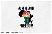 Juneteenth Freedom Africa Map SVG, an Object Graphic by BeeCraftR (Thumbnail 1 of 2)