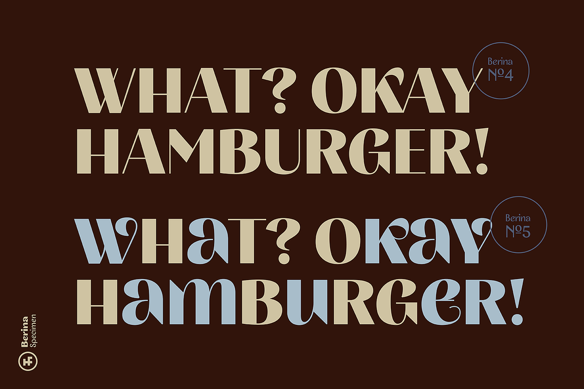 Berina Display, a Sans Serif Font by Hurufatfont (Photo 14 of 16)