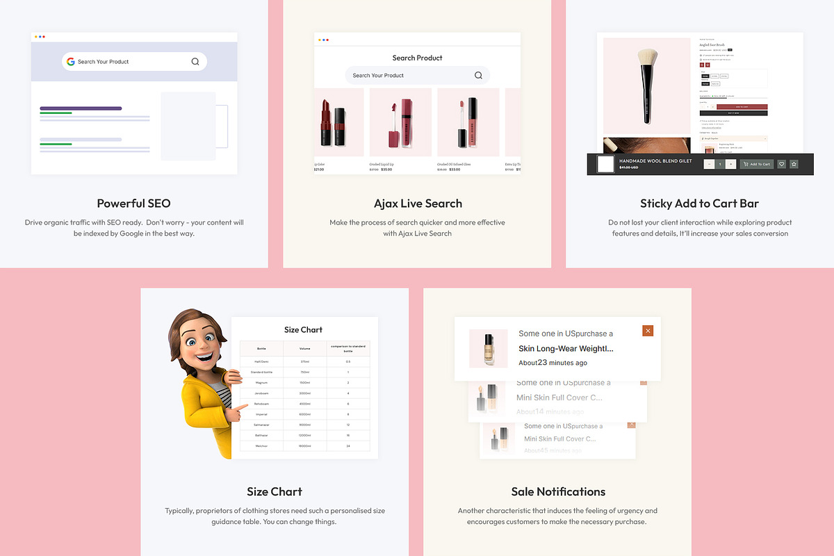 Skincare Shopify Theme, a Shopify Template by LogicGo Shopify Experts (Photo 5 of 8)