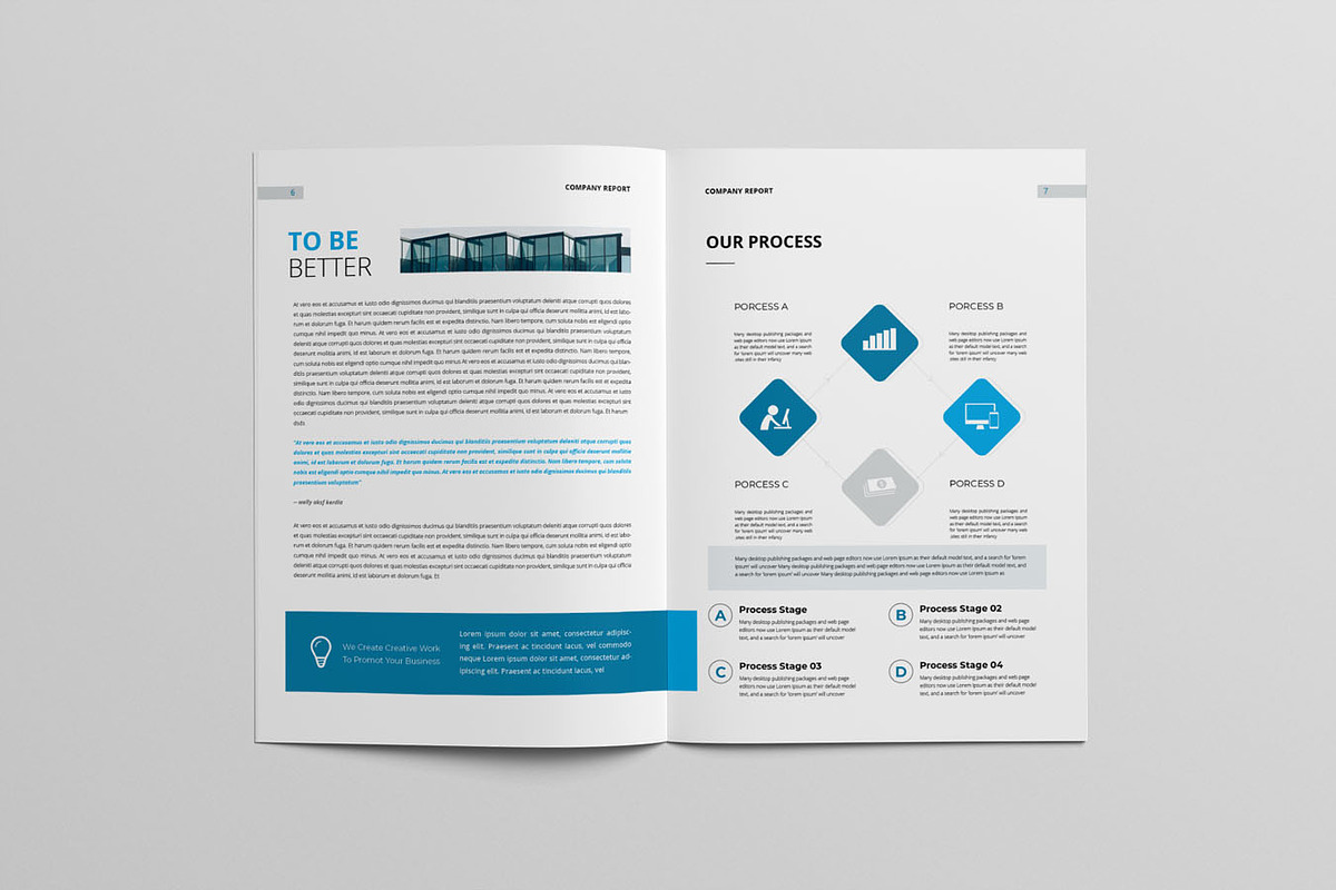 Company Profile Template WORD & INDD, a Brochure Template by Taiffco (Photo 6 of 8)