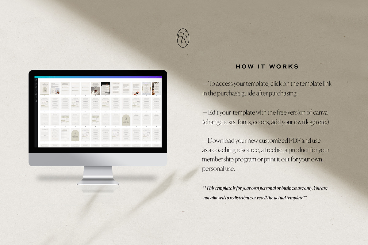 Weight Loss Journal Canva Template, a Presentation Template by HelloKarla (Photo 5 of 6)