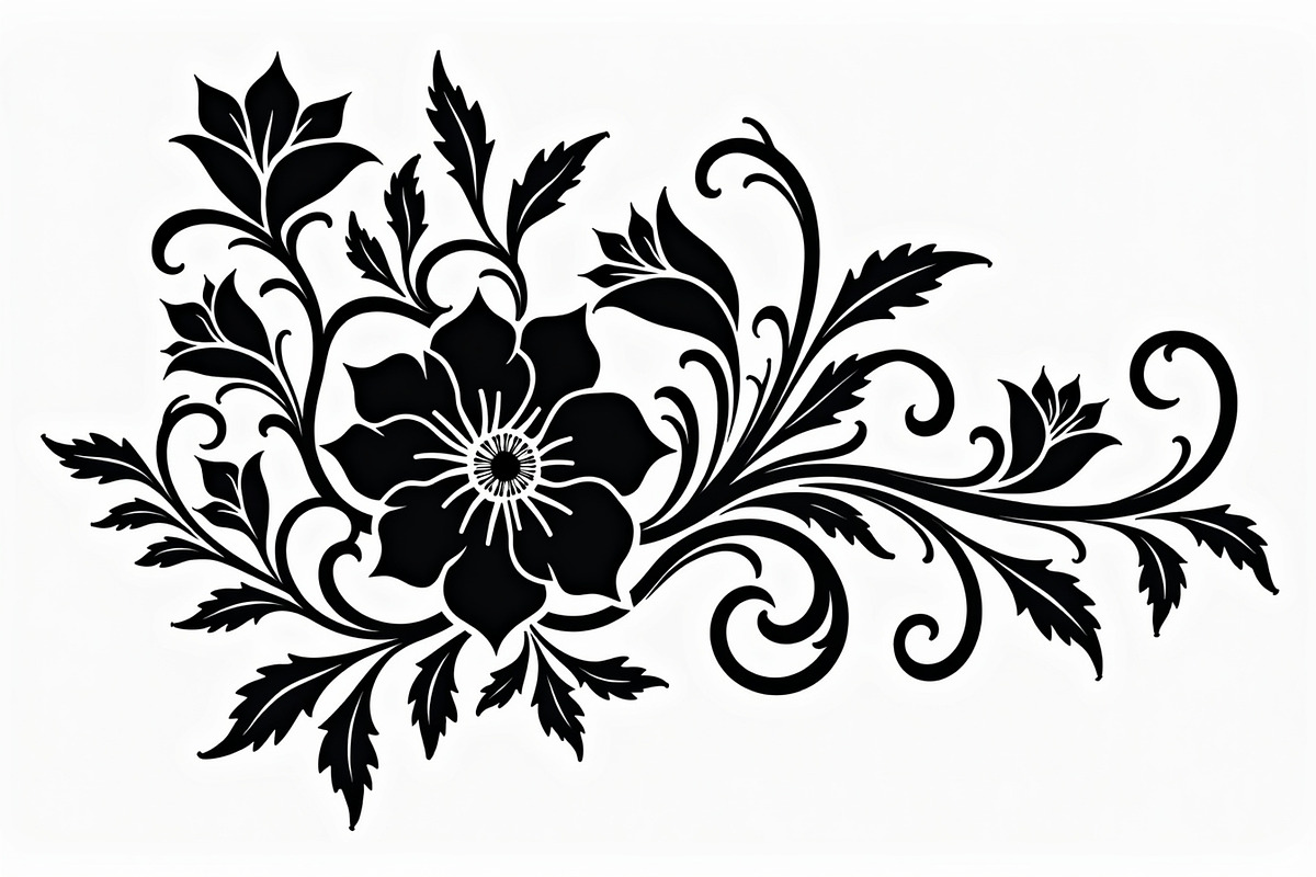Ornamental Floral Vector Pack, an Illustration by Designer_Momina (Photo 5 of 21)