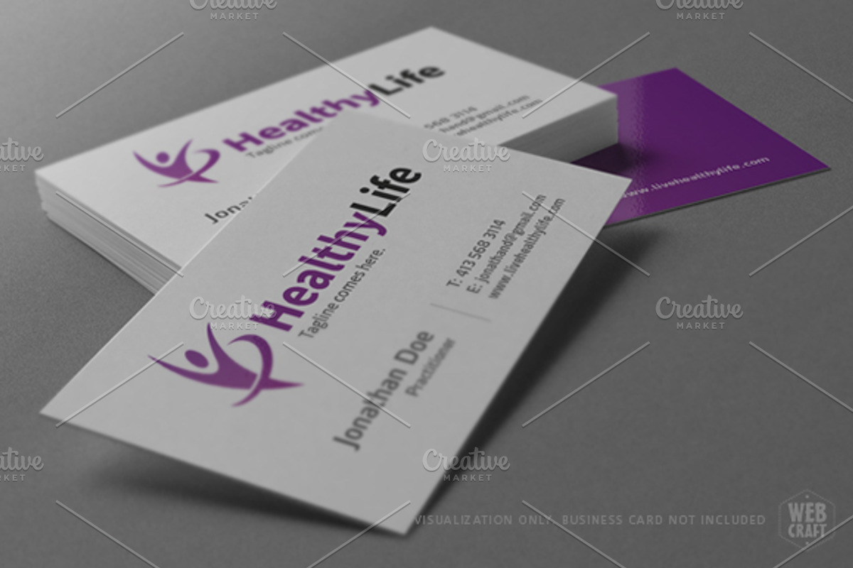Healthy Life Logo Template, a Branding & Logo Template by WebCraft (Photo 2 of 4)