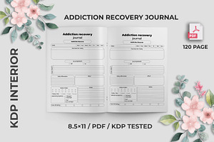 Addiction Recovery Journal KDP