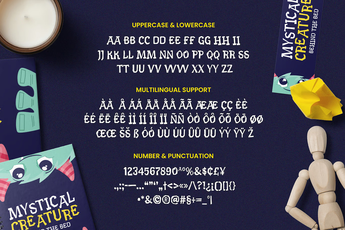 Frode Halloween Font, a Script Font by Runsell Studio (Photo 5 of 5)