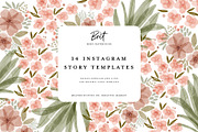 Boho Instagram Story Canva Templates, a Social Media Template by beatriceviyiwi (Thumbnail 1 of 4)