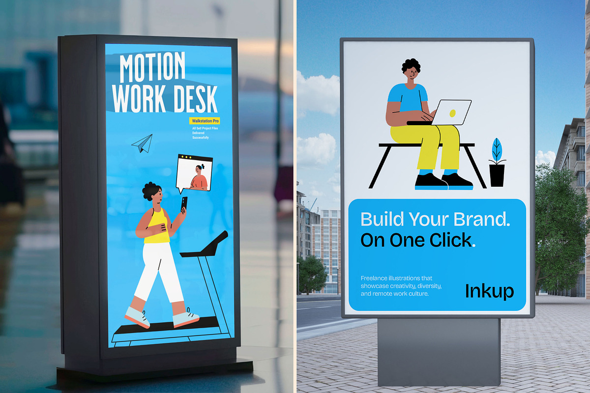 Freelancer Illustration Art Set, a Work Illustration by Vectors Market (Photo 3 of 8)