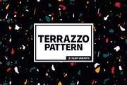 Dark Terrazzo Seamless Pattern, a Pattern Graphic by Krolja (Thumbnail 1 of 5)