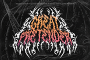 Mephisto – A True Black Metal Font, a Blackletter Font by Ardana Creative (Thumbnail 7 of 11)