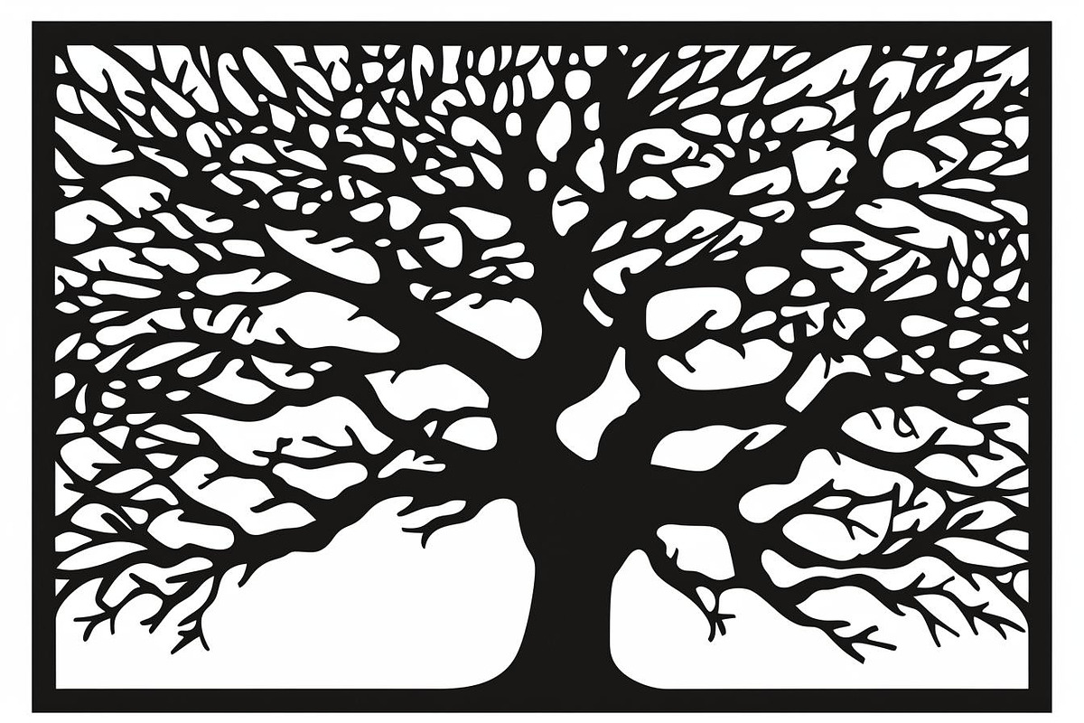 Tree Branch Laser Cut Panel Bundle, a Graphic by jahid234 (Photo 10 of 11)