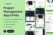Notoan - Project Management App Ui, an App Template by Minialis (Thumbnail 1 of 6)