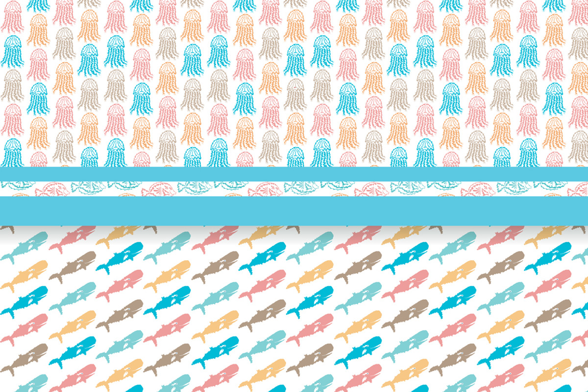 10 Marine Seamless Patterns preview 2