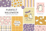 Purrfect Halloween - Holiday Set, a Pattern Graphic by simpleblues (Thumbnail 1 of 10)
