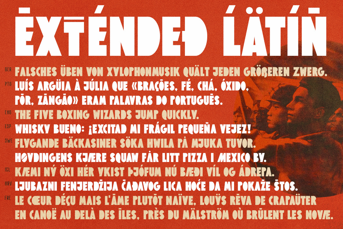 ST-KOMSOMOL stylish retro grotesque preview 3