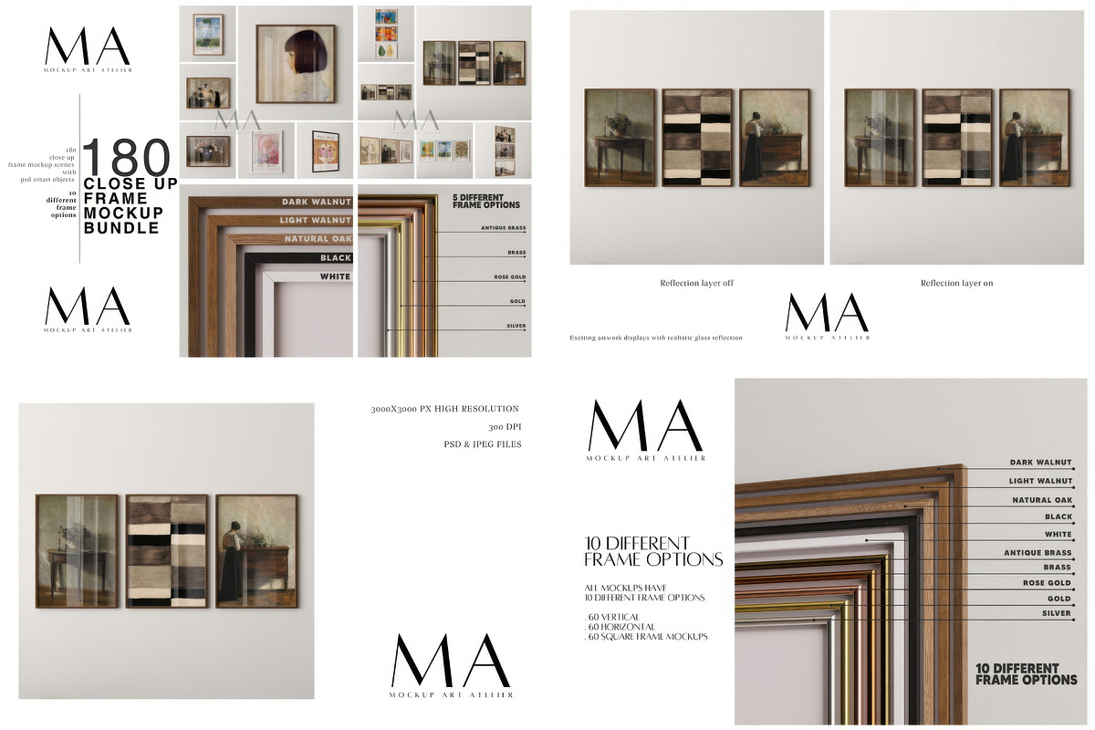 Mega Interior Frame Mockup Pack, a Household Mockup by Mockup Art Atelier (Photo 15 of 60)