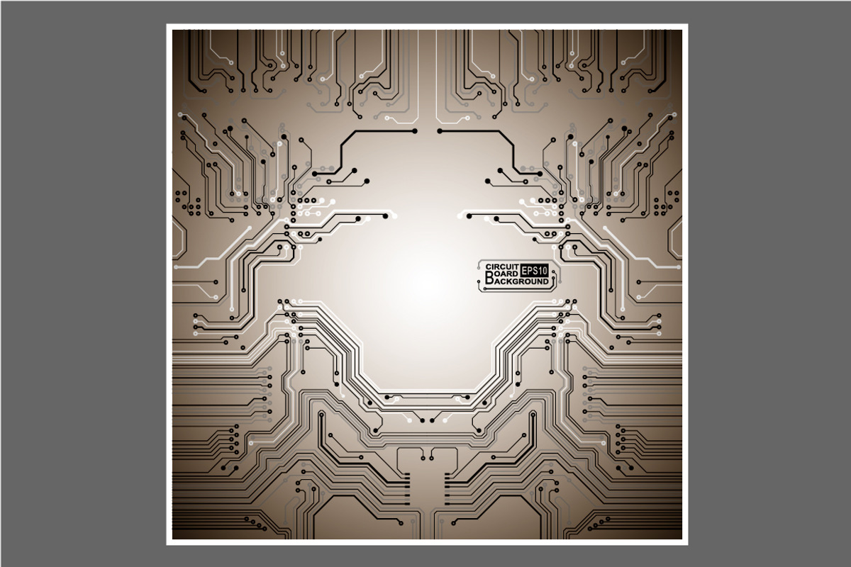 -50% Circuit boards backgrounds set, a Background Graphic by frost_newt (Photo 9 of 11)
